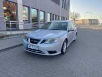 Saab 9-3 SAAB 9-3 1,9TTiD Sport 150 KM 2008 r Automat Klima HAK Skóra, LED,