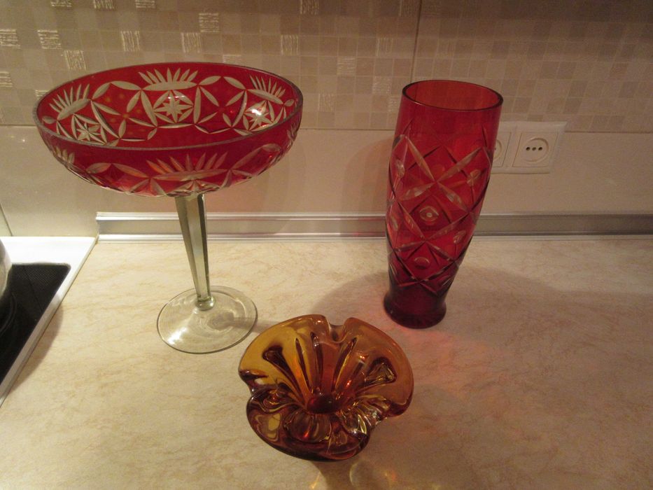 Вазы хрустальные СССР ГДР.