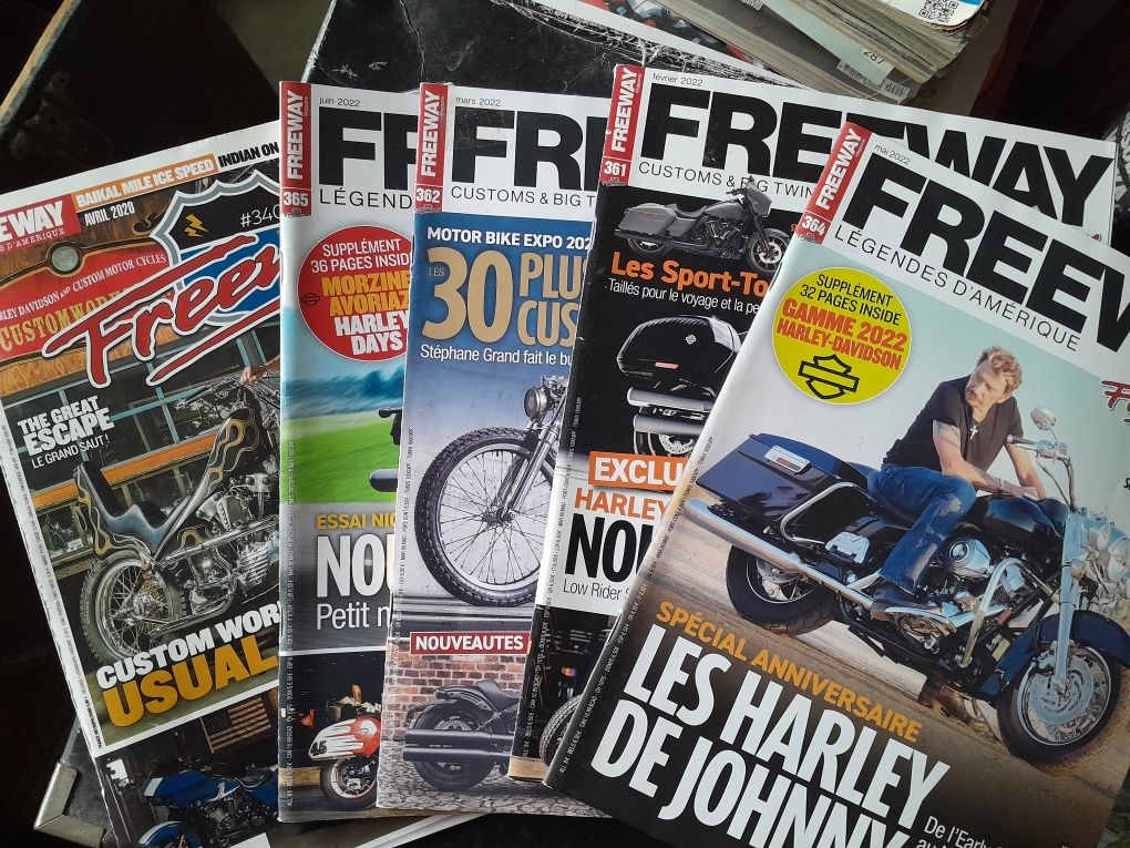 Freeway magazine lote de revistas chopper custom