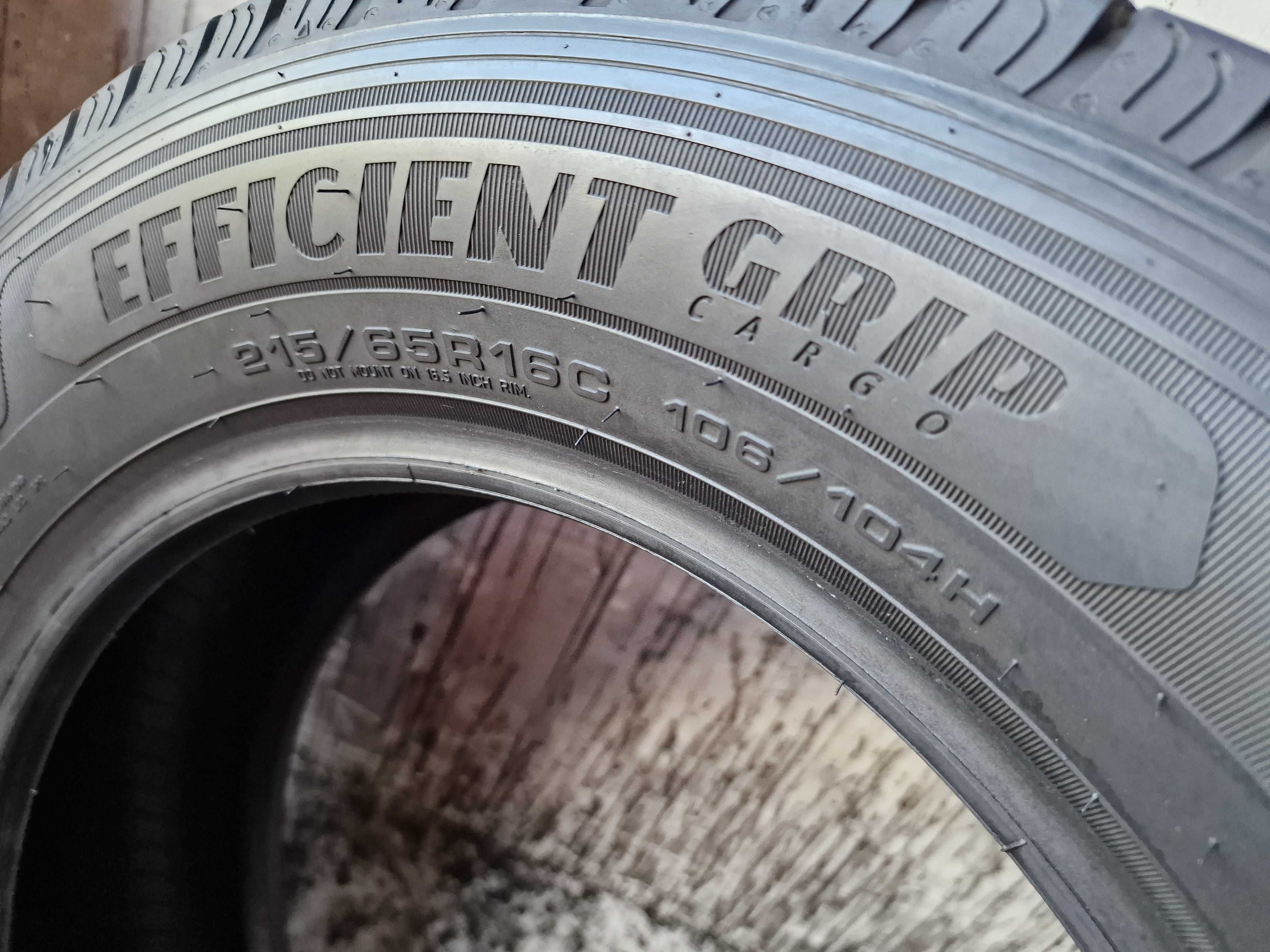 Sprzedam oponę 215/65 16" C Goodyear Efficient Grip Cargo 7,5mm 2021r