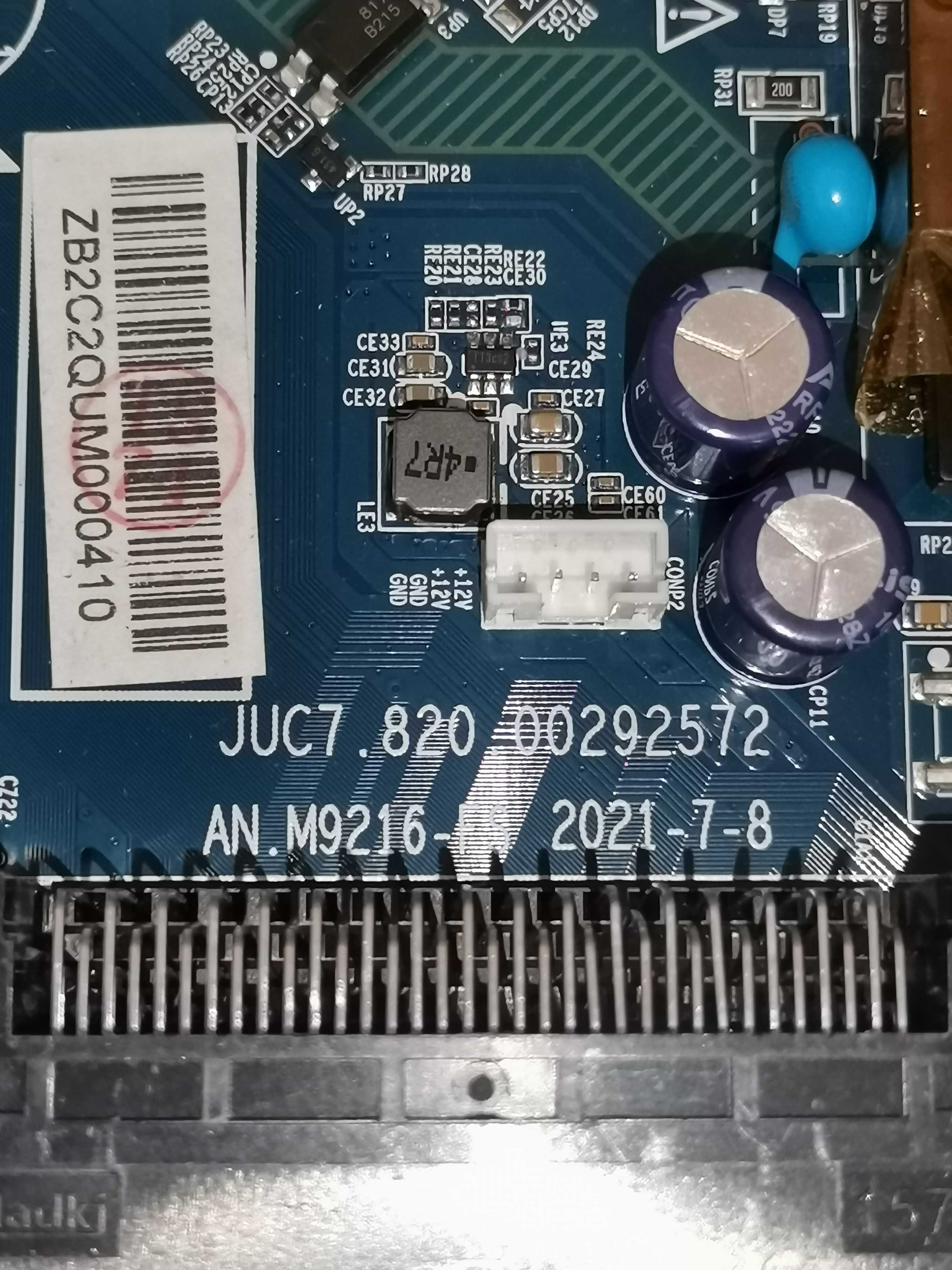 Mainboard JUC7.820. 0 0 2 9 2 5 7 2 smarttv android KUNFT e outras