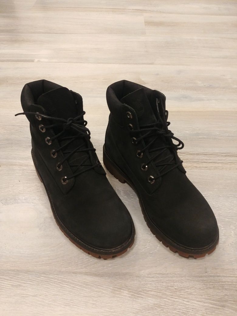 Czarne Buty Timberland 6 IN PREMIUM WP BOOT trapery glany zimowe
