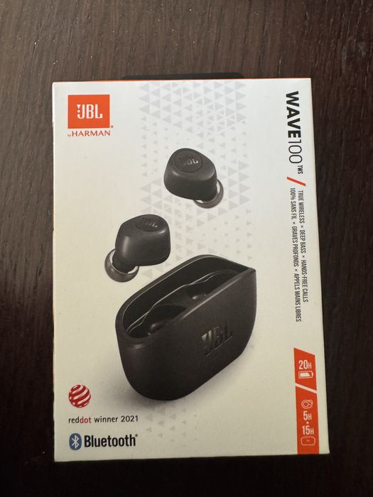 Sluchawki dokanalowe JBL WAWE 100 TWS jak nowe