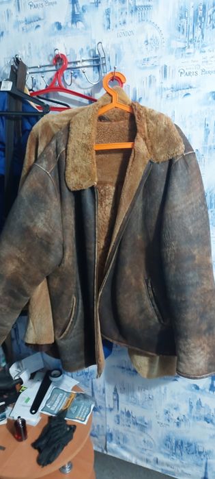 Дублёнка мужская Натуральная Кожа и Мех  4xl