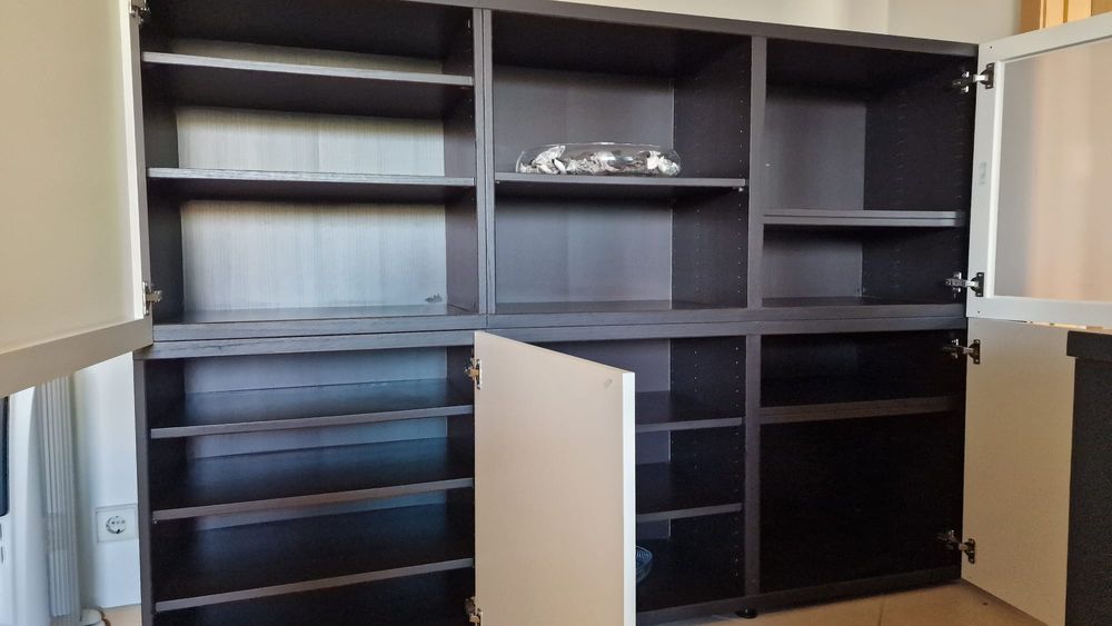 Movel Apoio TV, Aparador, Mesa de Centro e Mesa Jantar com 4 Cadeiras