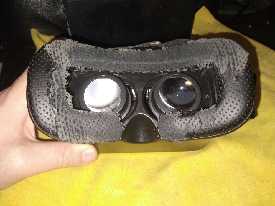 3D очки виртуальной реальности, VR шлем c Bluetooth пультом.