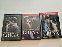 Film DVD 50 Pięćdziesiąt Twarzy Greya trylogia 50zł/zestaw