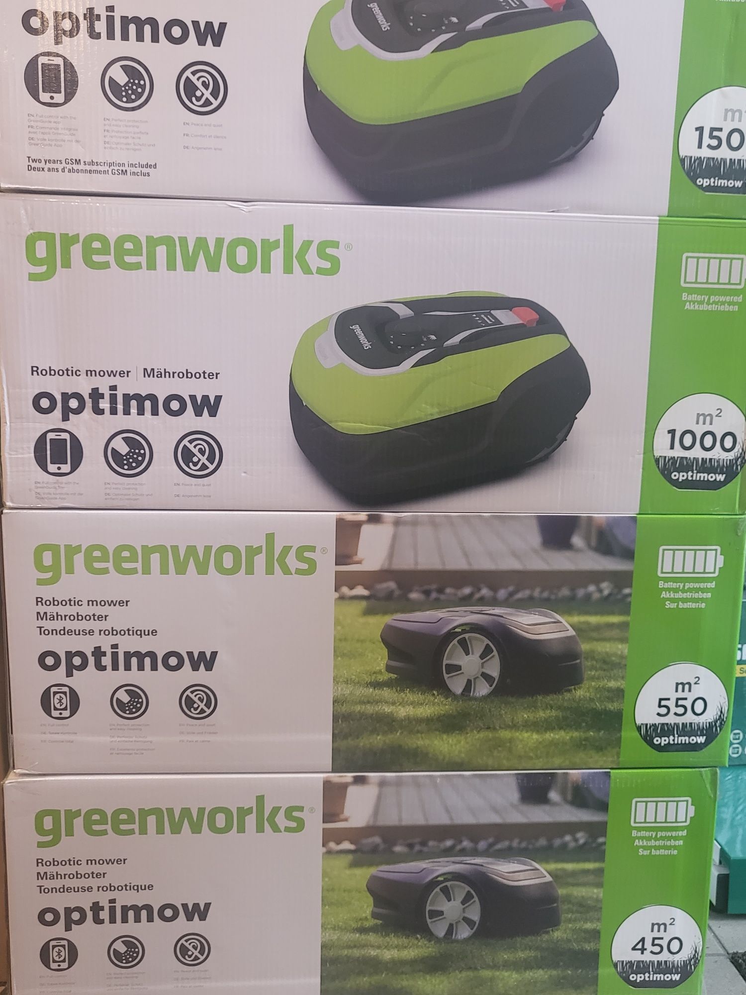 Robot koszący Greenworks 1500m