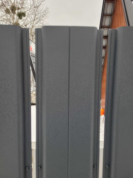 sztachety metalowe z blachy szerokość 20,5 cm