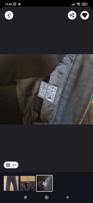 Jeansy ocieplane męskie L, Big more jeans