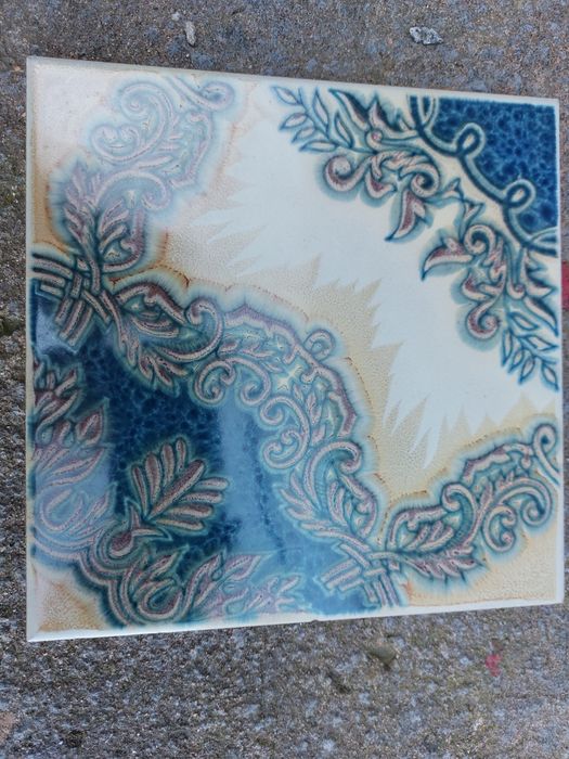 Azulejos novos 20x20 padrão  azul da CM