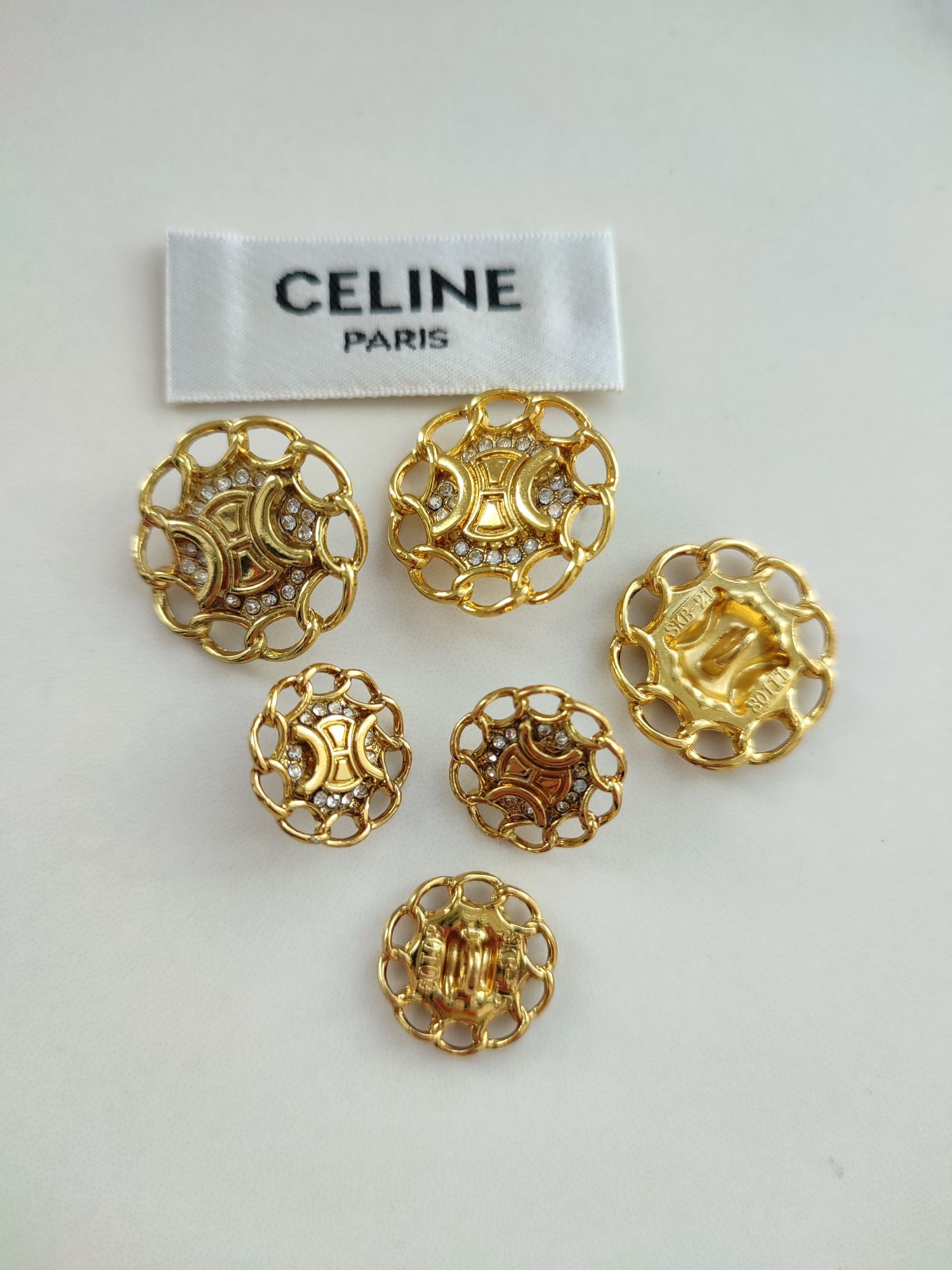 Пуговицы Celine 15 mm 22mm,DG,Chanel 18 mm, 22 mm,