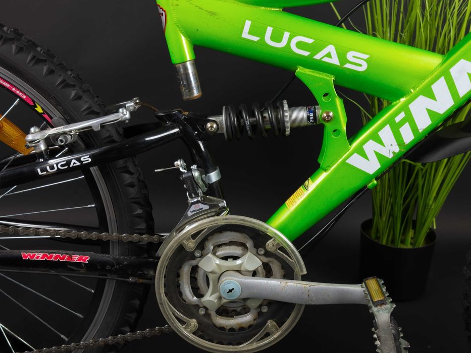 Велосипед вживаний двопідвіс для фрірайда  24" Winner Lucas