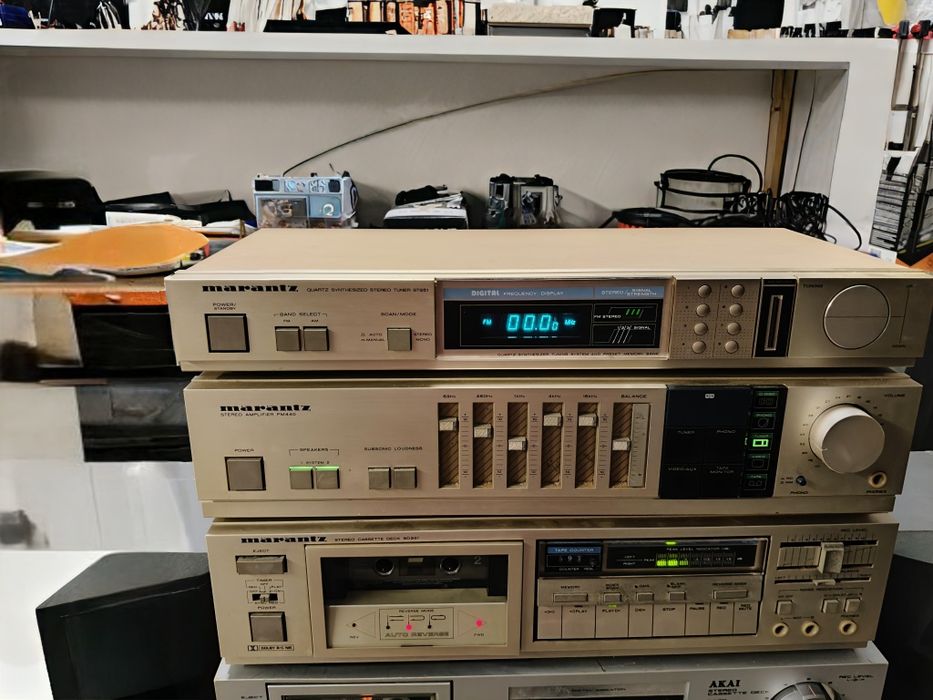 Zestaw Marantz decka, wzmacniacz oraz tuner