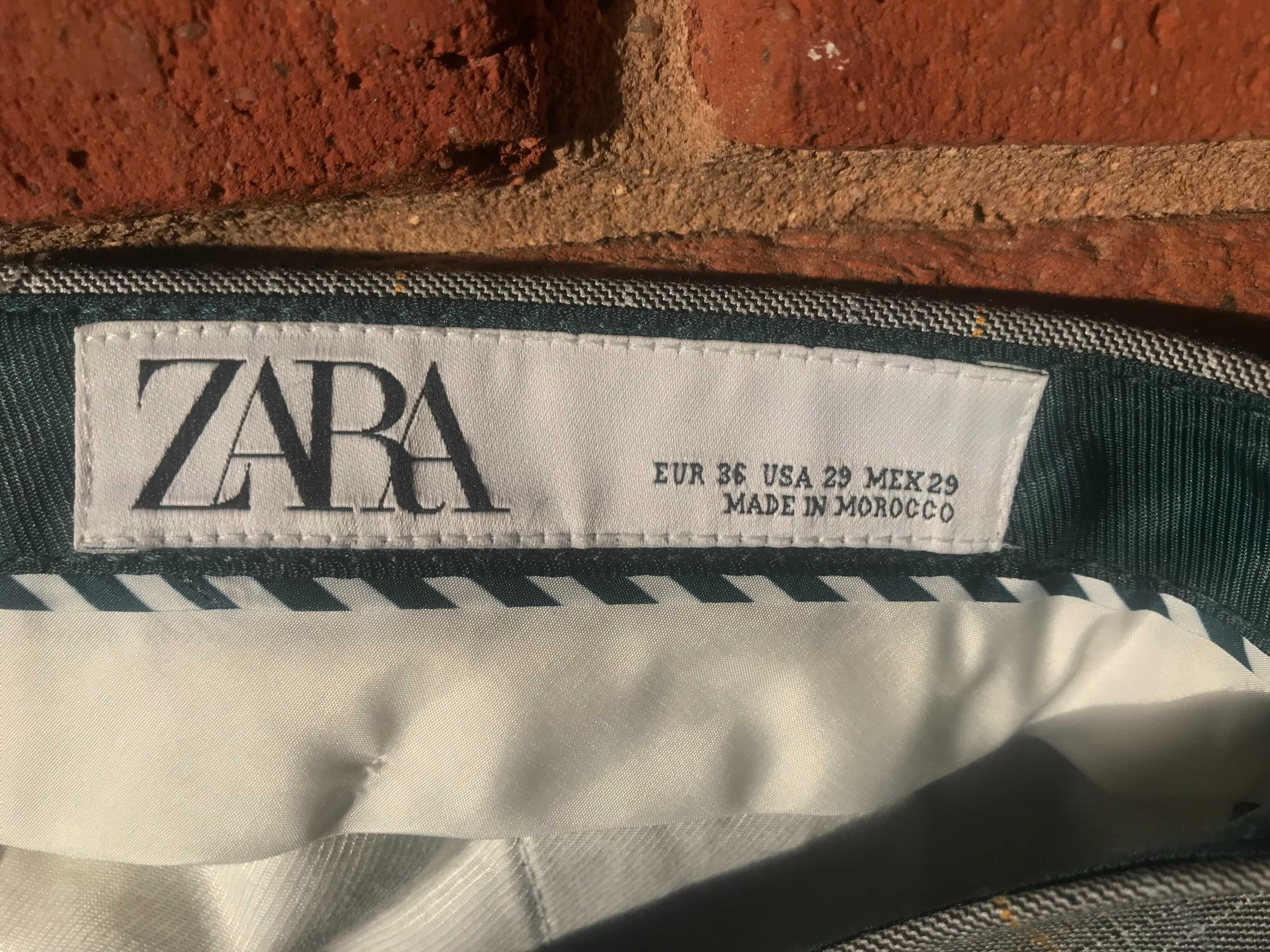 Garnitur Zara, szary w kratę