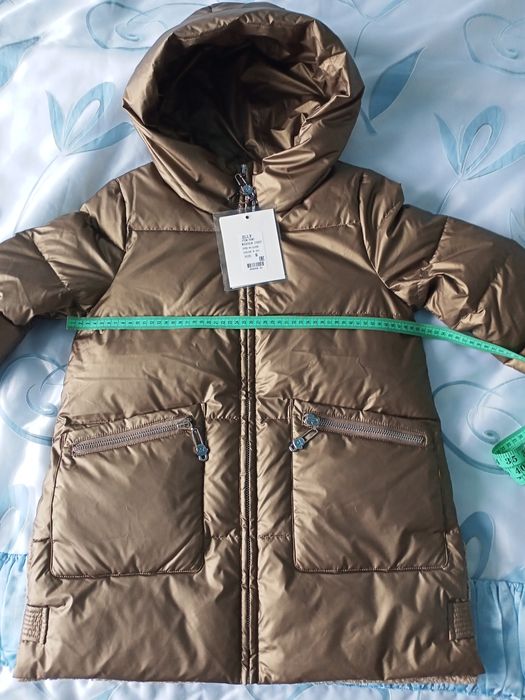 Куртка бронза латекс р. S осінь-зима, ZLLY