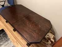 Stół rozkladany z litego drewna