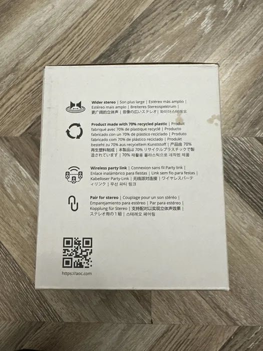 Głośnik mobilny AOC O1 Czarny 45W Bluetooth bezprzewodowy