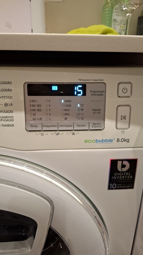 Máquina de lavar roupa Samsung com addwash