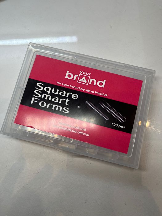 верхні форми для нарощування нігтів your brand квадрат
