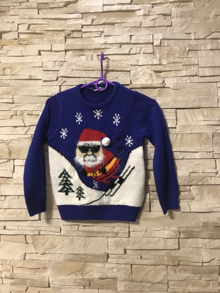 Sweter świąteczny 6-7 lat
