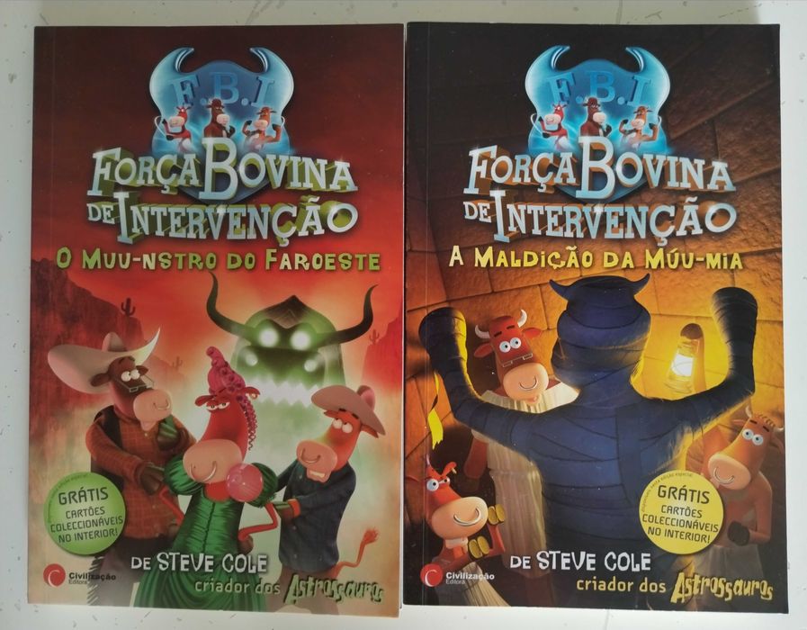 Força bovina de intervenção incluindo cromos originais.