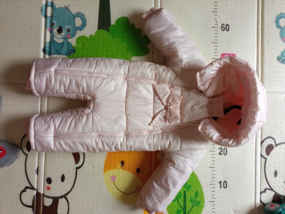 Детский зимней комбинезон на девочку