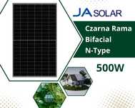 Panele Fotowoltaiczne 500W Ja Solar JAM60D40-500/LB_BF | Fotowoltaika