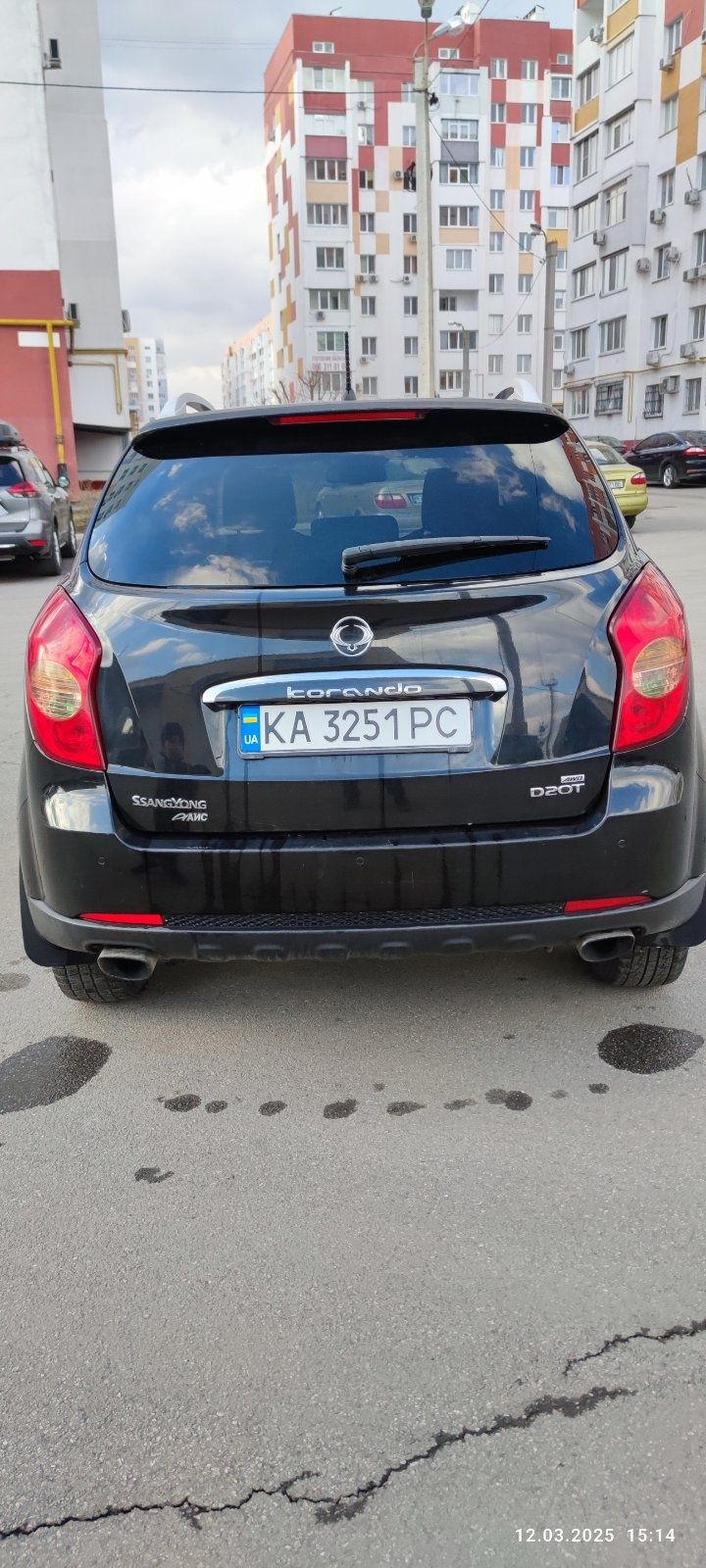SsangYong Korando первый хозяин, в родной краске 
SsangYong Korando