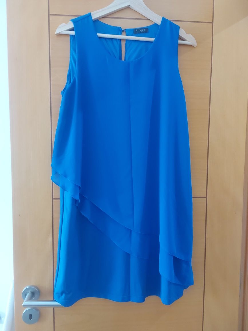 Vestido azulao m/l