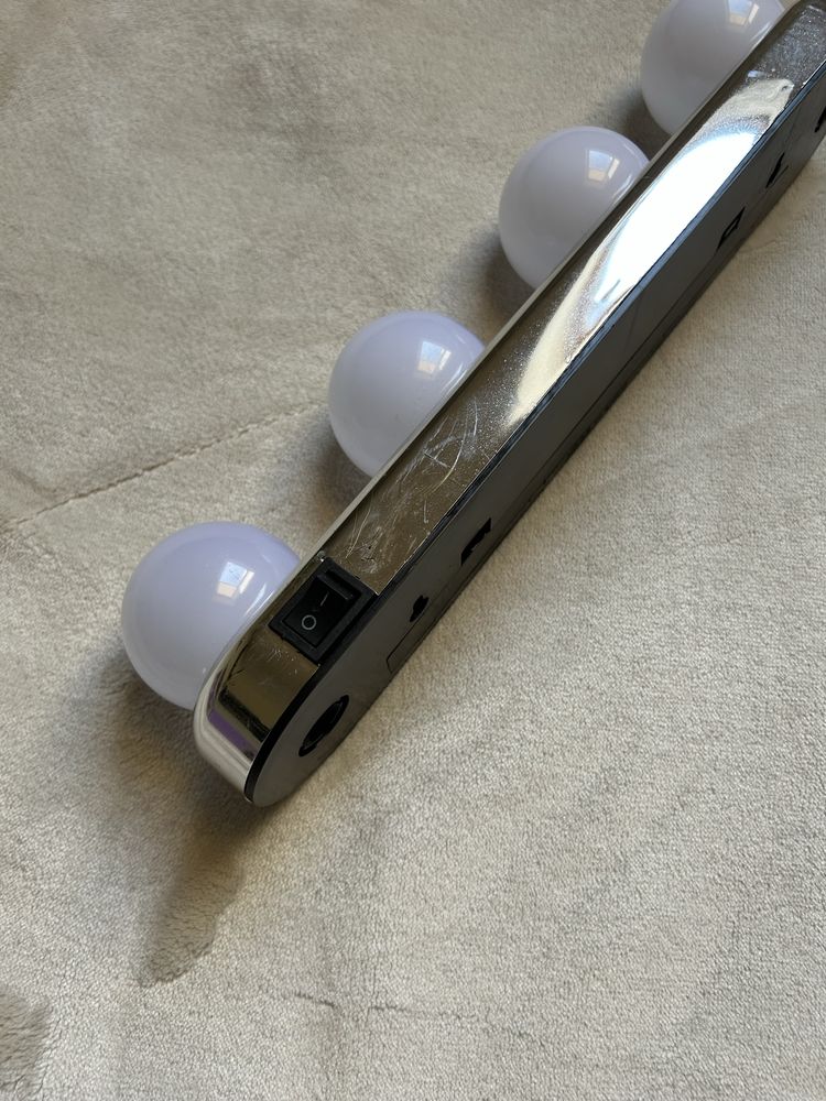 Lampki led na lustro oświetlenie do makijażu kulki