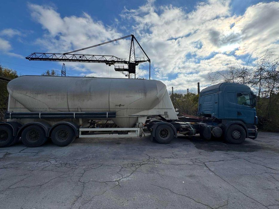 Полуприцеп - бочка цементовозная, цементовоз SPITZER АЦ, б/у