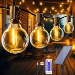 Girlanda Solarna Zewnętrzna Wodoodporna 27LED 10m PILOT USB TIMER