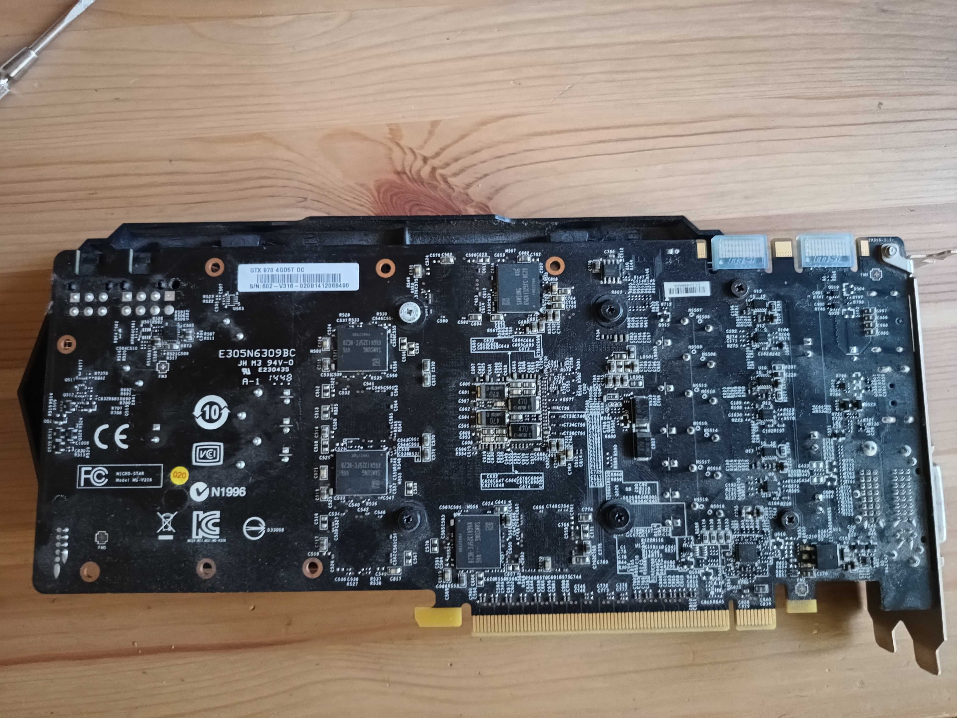 Karta graficzna MSI NVIDIA Geforce GTX 970 4gb