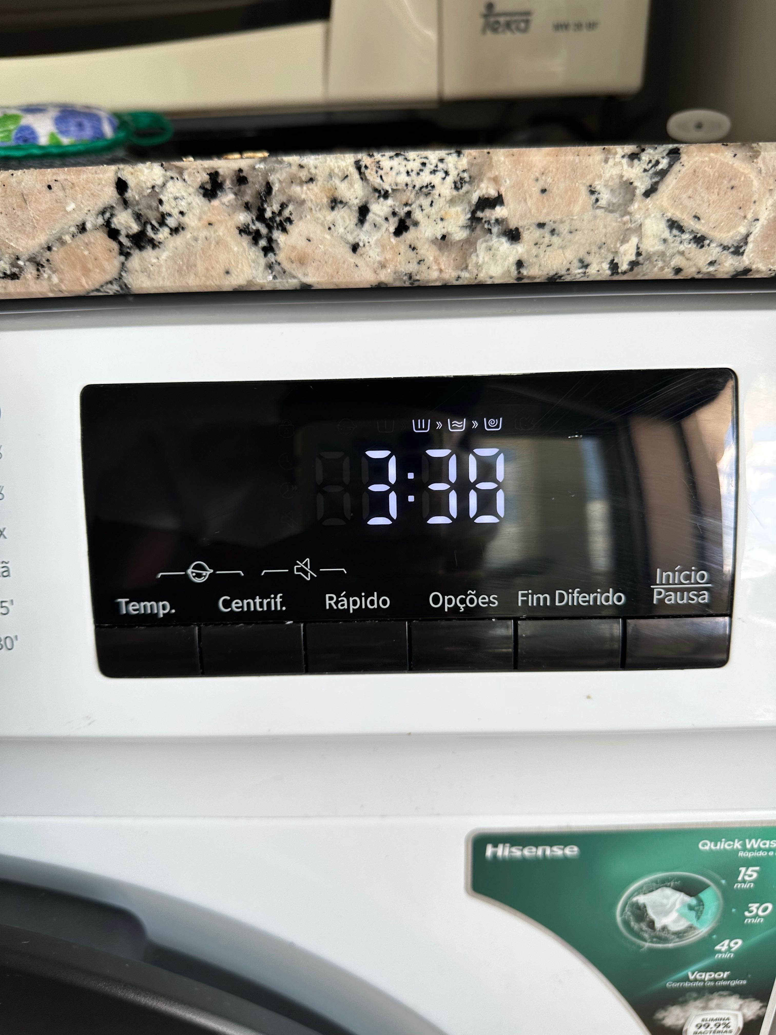 Máquina de lavar 8kg nova com factura