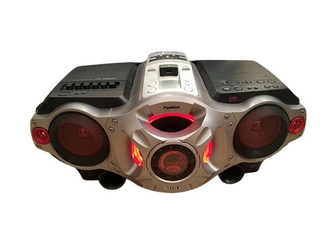 Boombox Sony CFD-RG880CP – CD/USB/KASETY/AUX – 60W