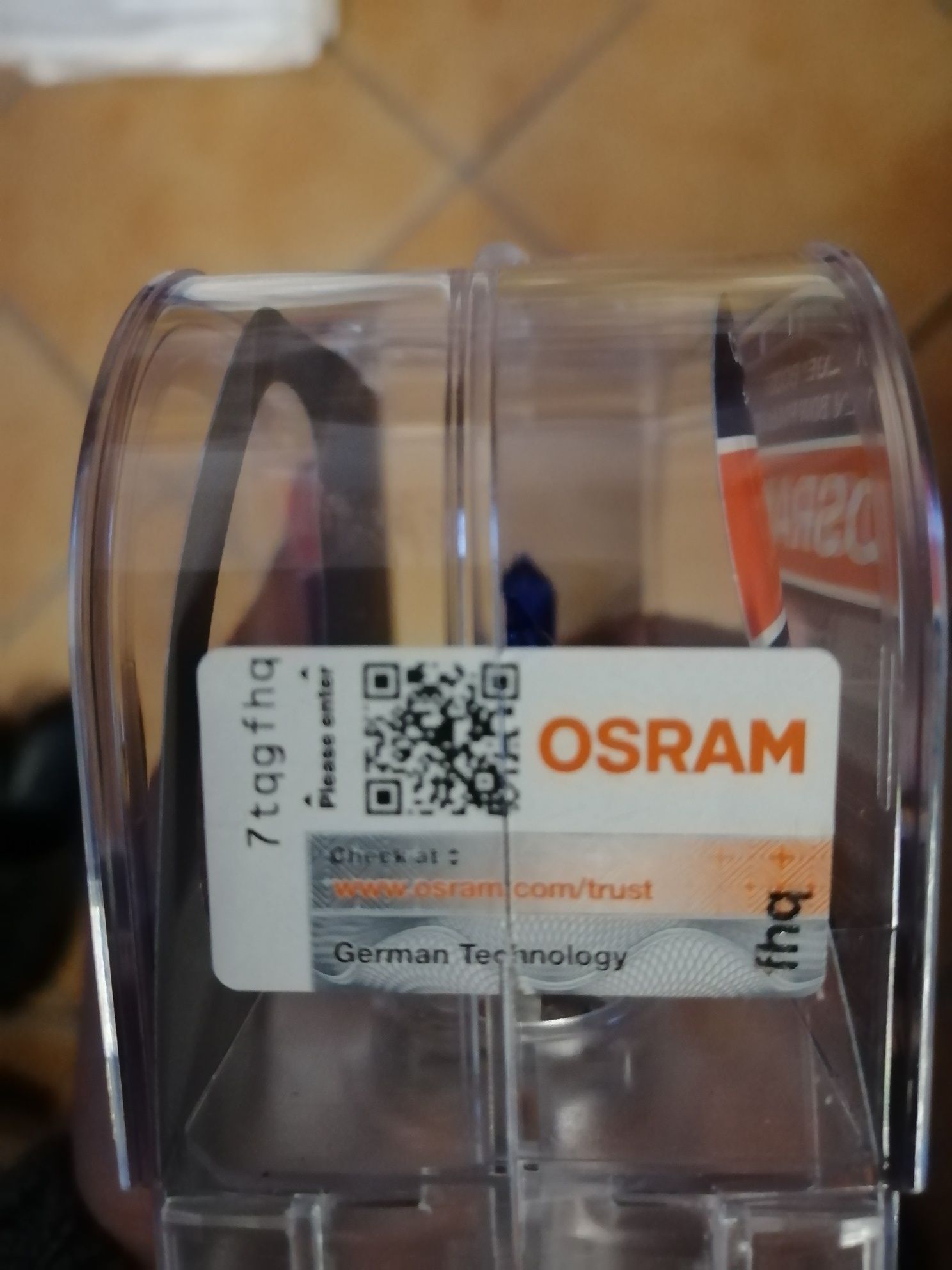 Lâmpadas osram 80w cool blue boost