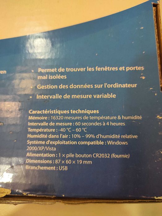 data-logger humidity&temperatur / registador de dados humidade+temp.