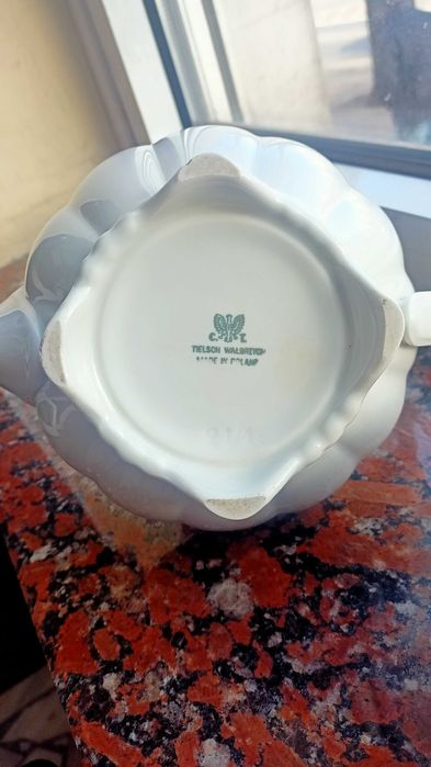 Dzbanek herbaciany fason Maria Teresa Carl Tielsch Wałbrzych 1946-50