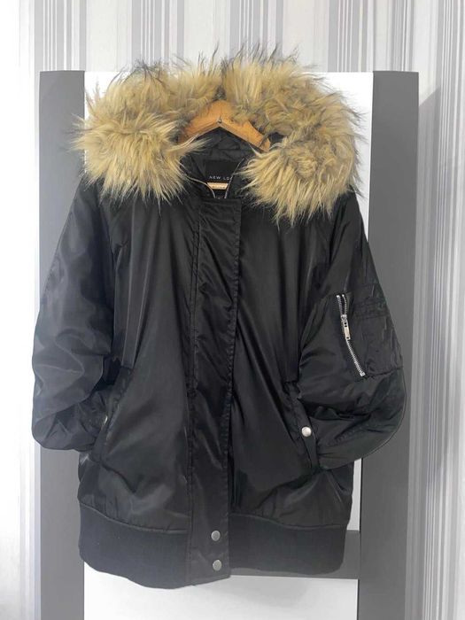 Kurtka typu Bomber z kapturem NEW LOOK rozmiar 44