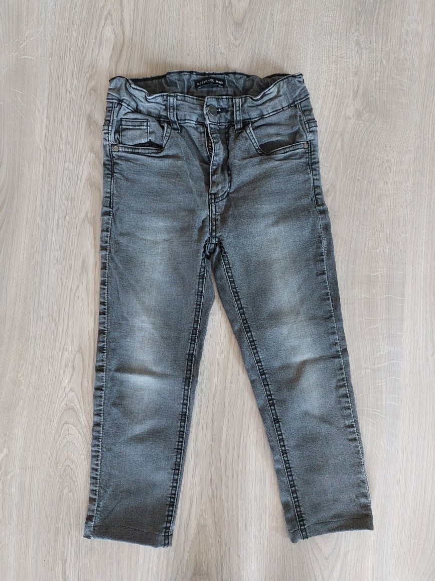 Spodnie jeansy szare, Reserved, 140