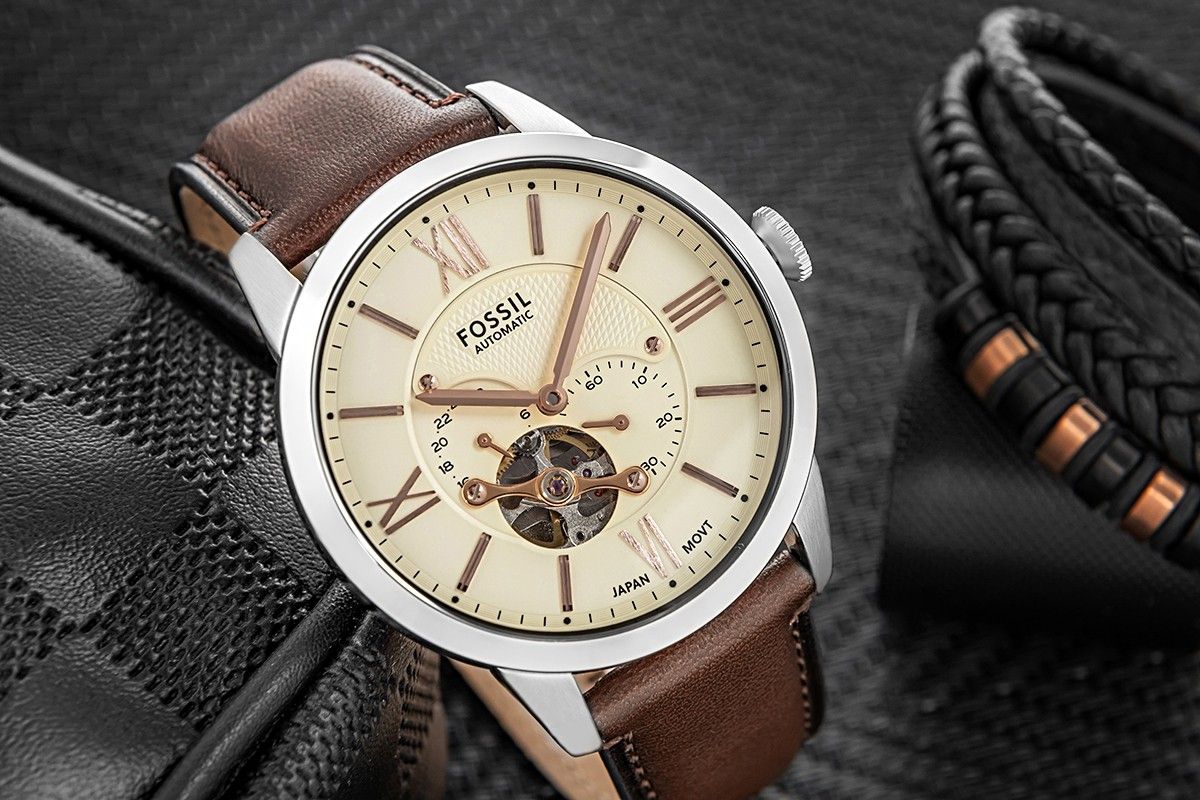zegarek męski fossil townsman automatic me3266 + box