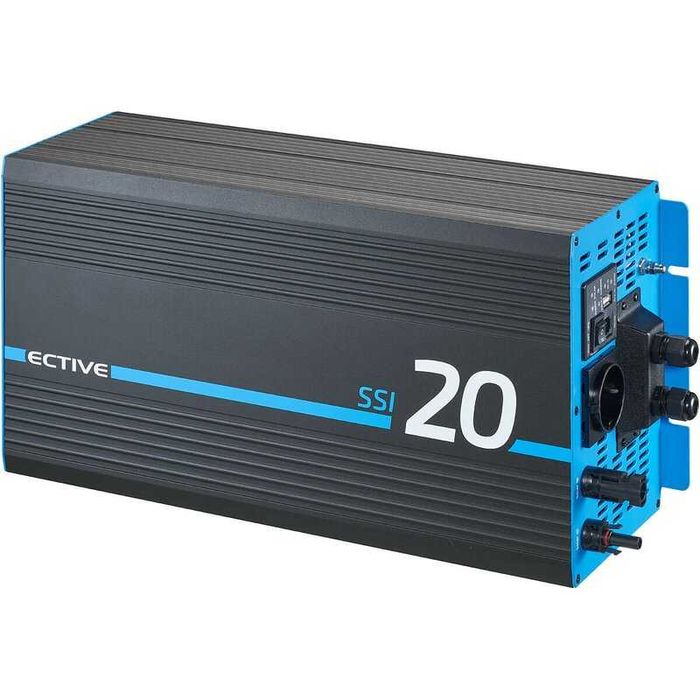 Інвертор чистий сінус ECTIVE SSI 2000W (2кв) з зарядним, Германія