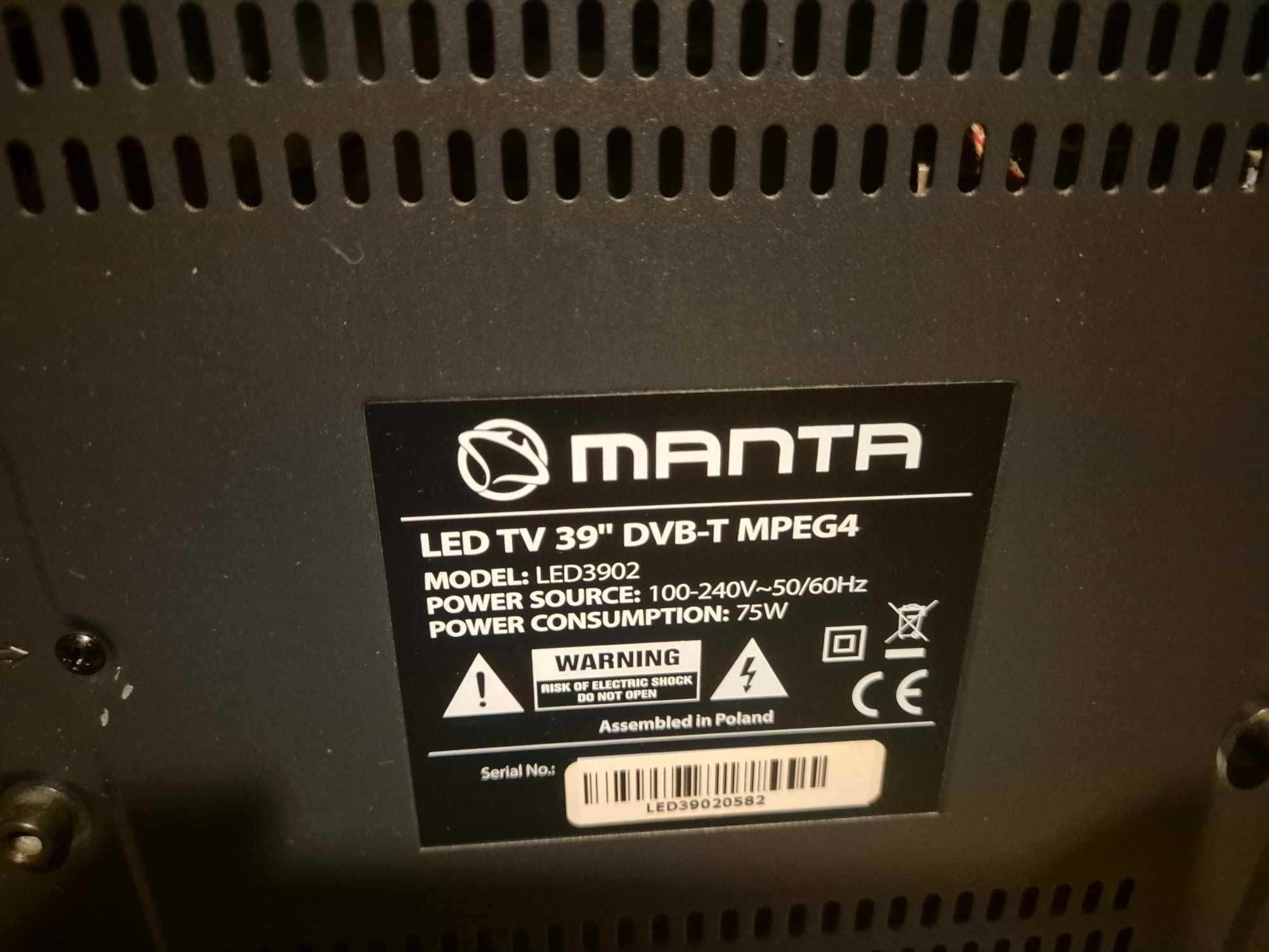 TV 39" LCD LED Manta LED3902 Full HD