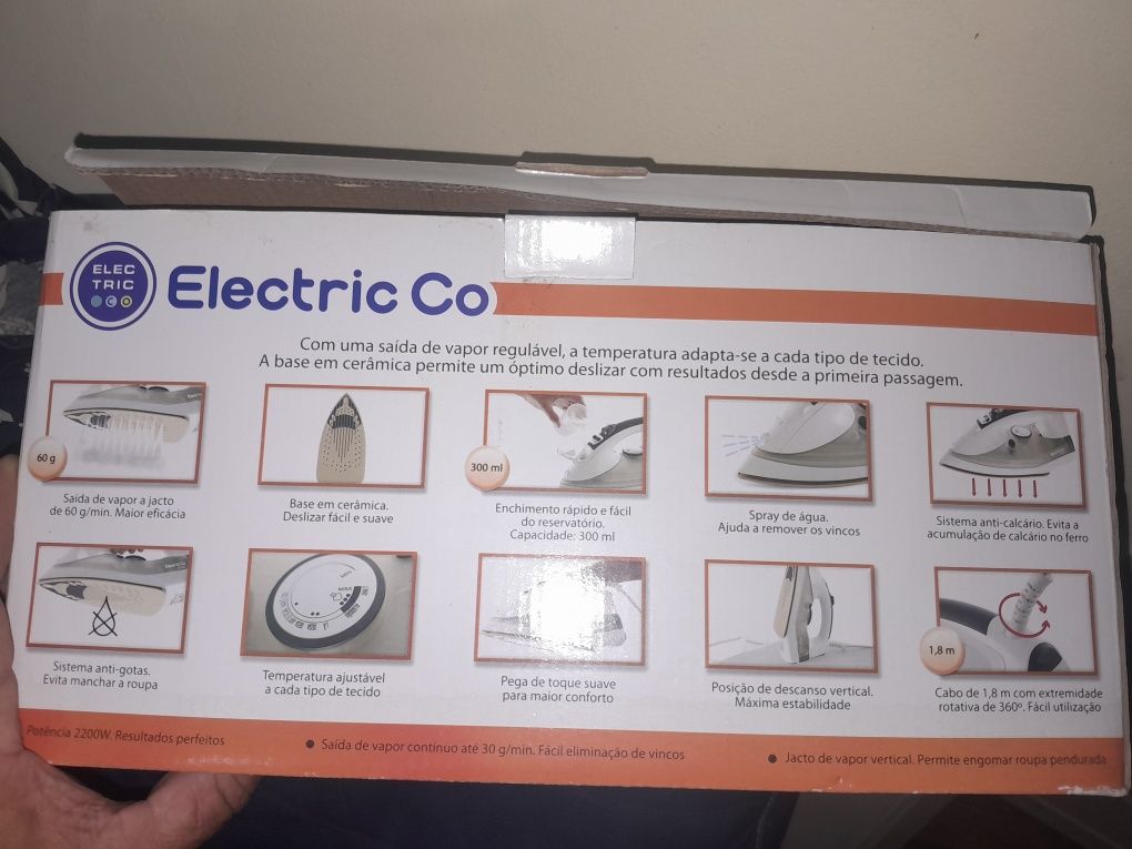 Ferro novo Electric na caixa 10€