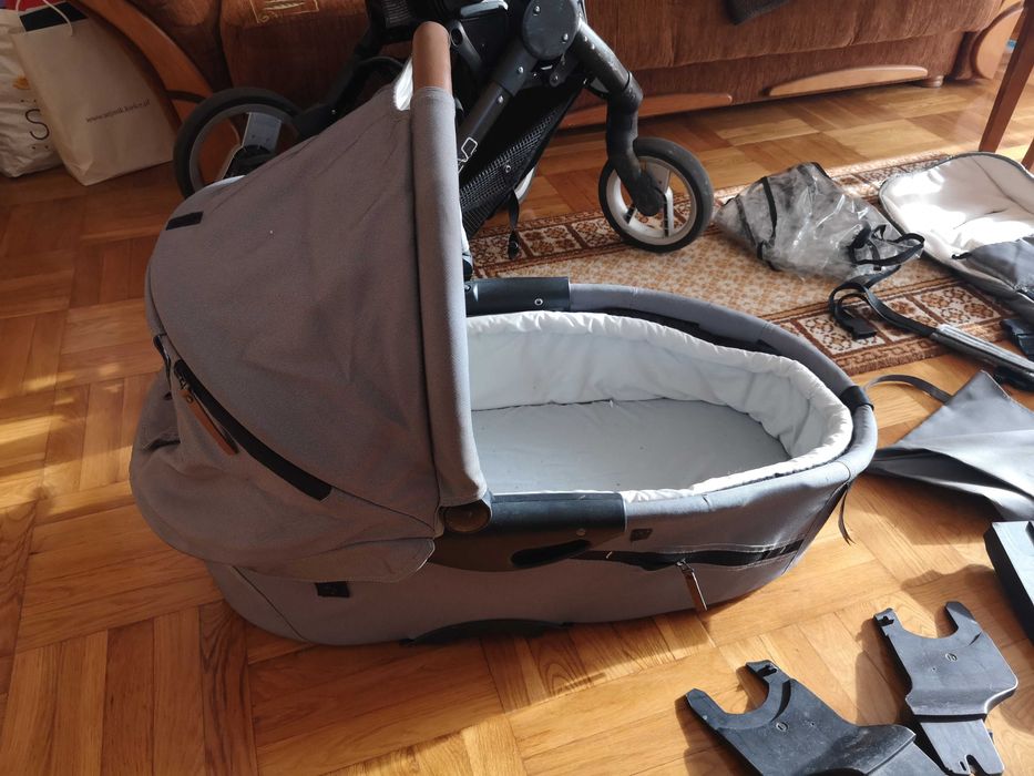 Wózek Mutsy 2w1 Urban Nomad Evo - duży zestaw