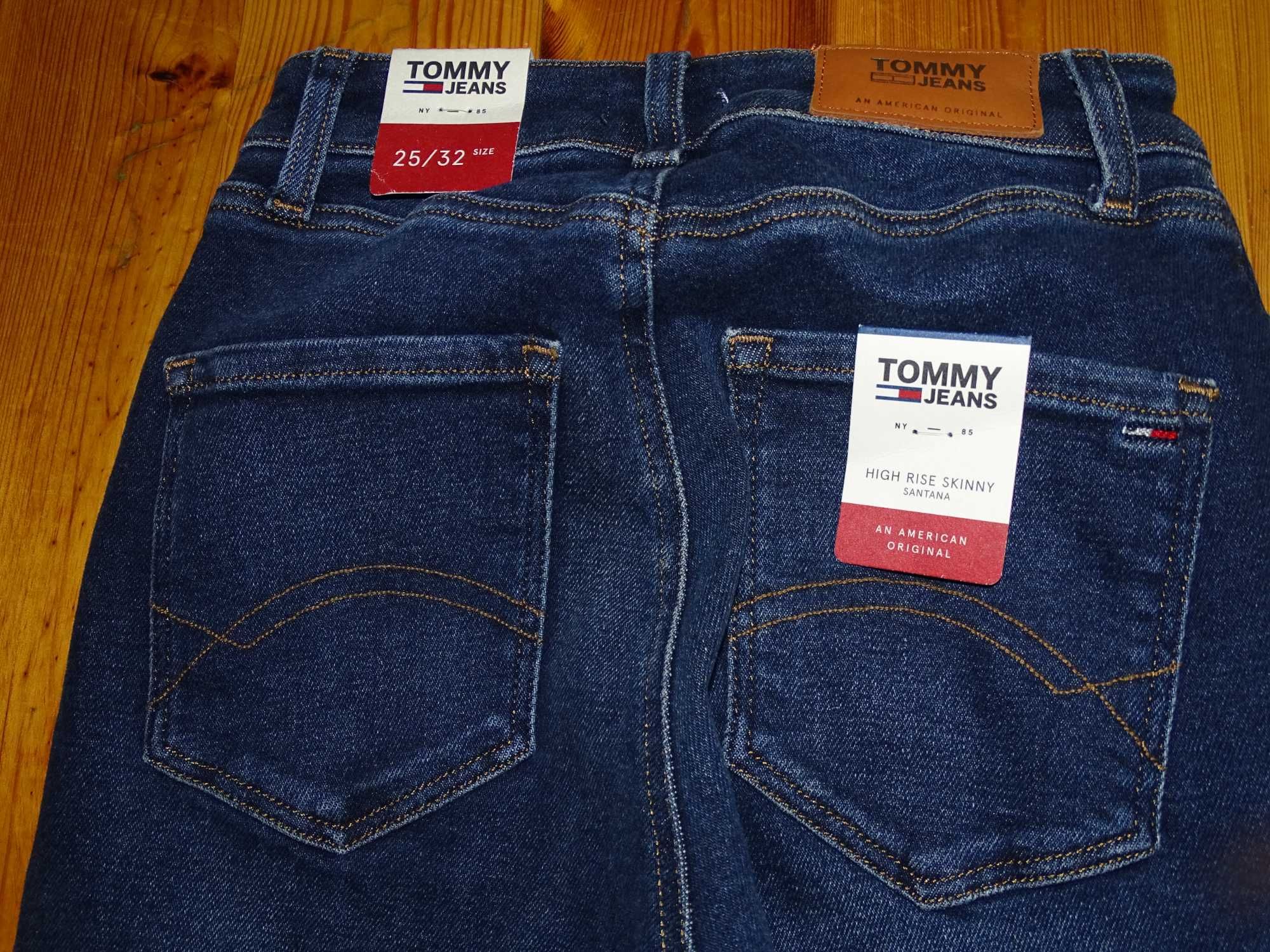 jeansy Tommy Hilfiger damskie nowe santana 25x32