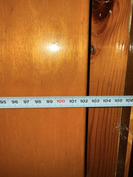 Drewniane drzwi zew szer 100