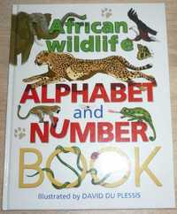 African Wildlife Alphabet Number Book - nauka angielskiego dzieci