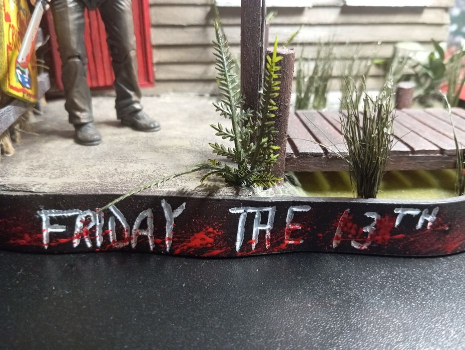 Фигурка Jason Voorhees – Mezco Cinema of Fear (2008), 3 3/4" + Диорама